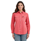 Wrangler Womens Western Vintage Cowboy Shirt-112368182