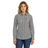 Wrangler Womens Western Slim Shirt-112367184