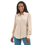 Wrangler Womens Western Poet Shirt-112367278