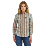 Wrangler Womens Western Snap Shirt-112367279