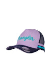 Wrangler Monica High Profile Trucker Cap (Violet/Navy)