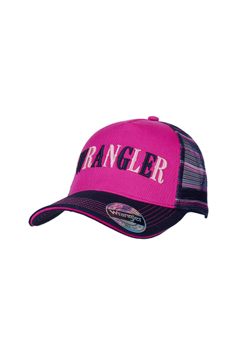 Wrangler Lisa Trucker Cap (Pink/Navy)