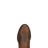 Ariat Mens Heritage Roper Boot Distressed Brown