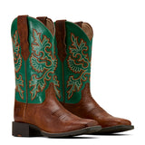 Ariat Womens Round Up Wide Square Toe StretchFit Western Boot-10061223