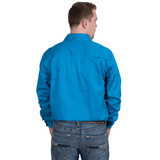 Just Country Men's Cameron Work shirt - Blue Jewel