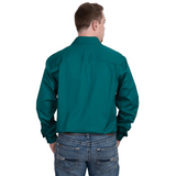 Just Country Men's Cameron Work shirt - Forest Green