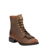 Ariat Womens Heritage Lacer Boot Distressed Brown