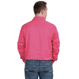 Just Country Men's Cameron Work shirt - Hot Pink