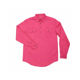 Just Country Men's Cameron Work shirt - Hot Pink
