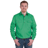 Just Country Men's Cameron Work shirt - Ivy Green