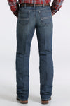Cinch Mens Silver Label Slim Fit Jeans 38 Inch Leg (Dark Stonewash)