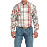 Cinch Mens Plaid Button Down Shirt-MTW1105946