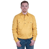 Just Country Men's Cameron Work shirt - Mustard