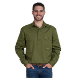 Just Country Men's Cameron Work shirt - Olive