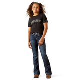 Ariat Girls Boot Stitch Logo Tee-10062874