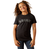Ariat Girls Boot Stitch Logo Tee-10062874