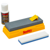 Smith's Combination Bench Stone Kit with Honing Solution