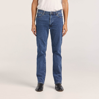Wrangler Mens Classic Straight Jean (Original Stone Indigo)