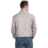 Just Country Men's Cameron Work shirt - Stone