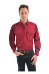 Thomas Cook Heavy Drill Closed Front Work Shirt (Red)