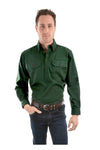 Thomas Cook Heavy Drill Closed Front Work Shirt (Ivy Green)
