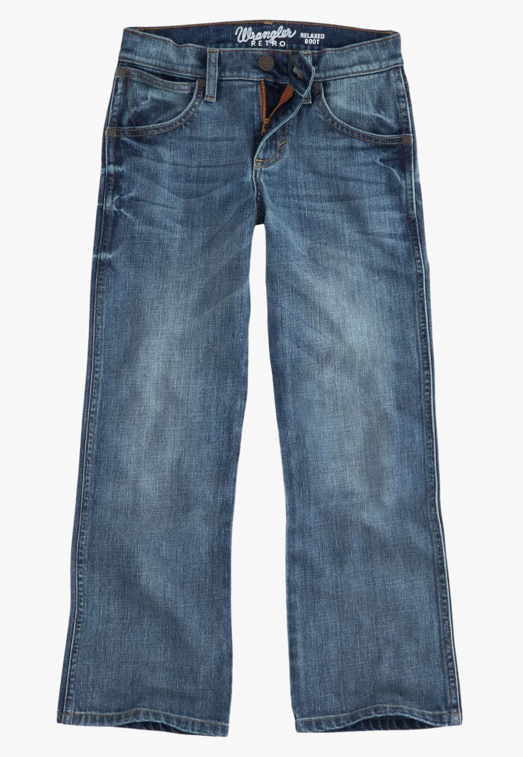 Wrangler Boys Retro Relaxed Bootcut Jeans (Vintage Wash)