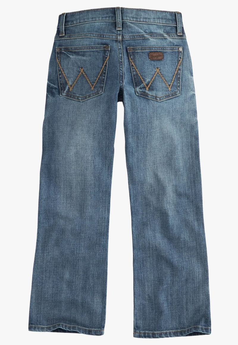 Wrangler Boys Retro Relaxed Bootcut Jeans (Vintage Wash)