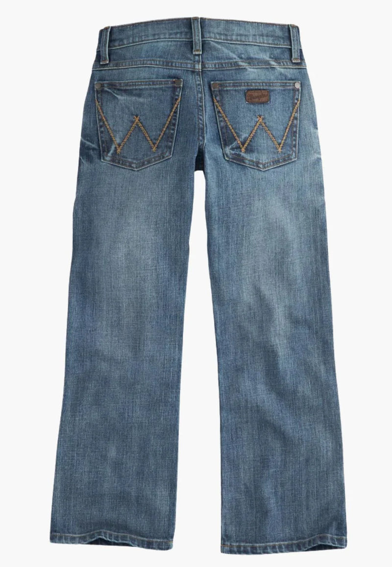Wrangler Junior Retro Relaxed Bootcut Jeans (Vintage Wash)